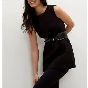 MM.LAFLEUR Black Angelina Top Size 2